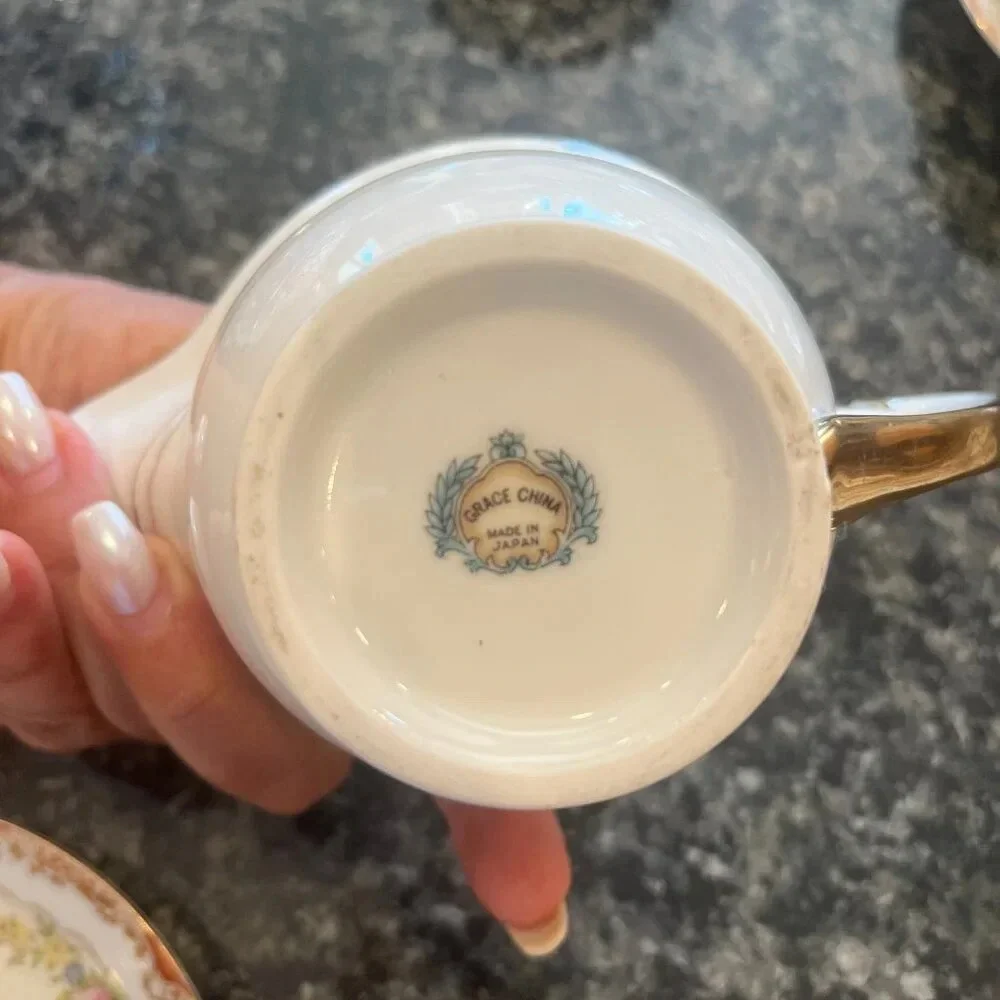 Vintage Grace China Formal Garden Vintage Porcelain Creamer